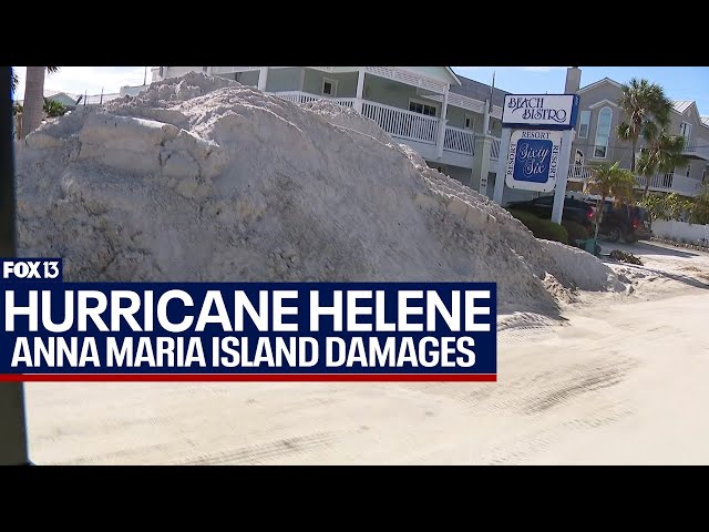 ⁣Helene aftermath: Assessing the damage on Anna Maria Island