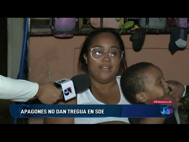 ⁣Apagones no dan tregua en Santo Domingo Este