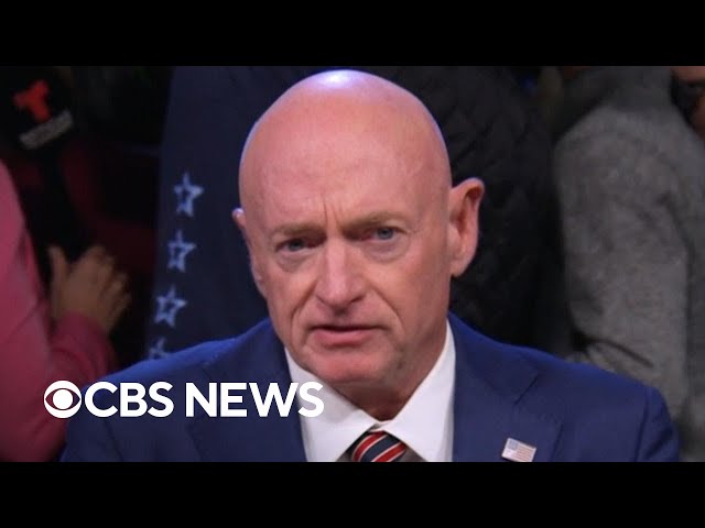 ⁣Sen. Mark Kelly defends Harris after Vance's criticism at VP debate