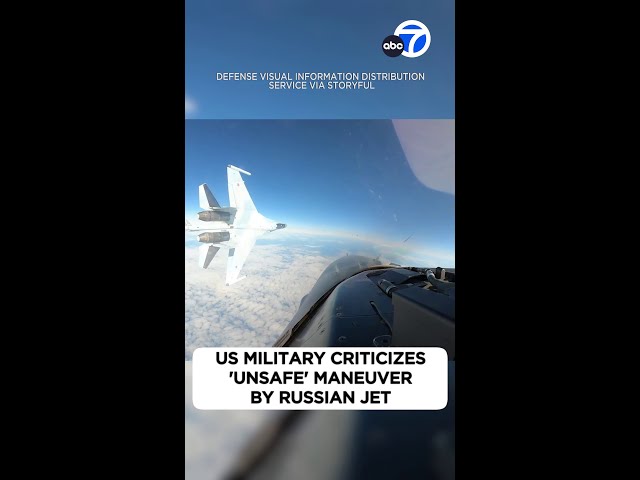 ⁣U.S. Military criticizes 'unsafe' maneuver by Russian jet