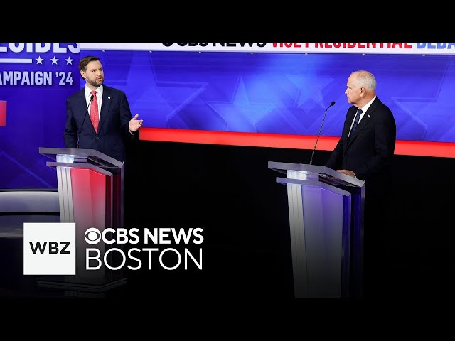 ⁣Young voters at Boston University react to VP debate