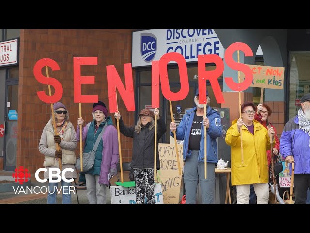 ⁣Seniors in Nanaimo rally for more provincial action to fight climate change