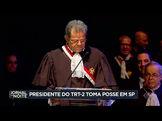 ⁣Valdir Florindo toma posse como presidente do TRT-2