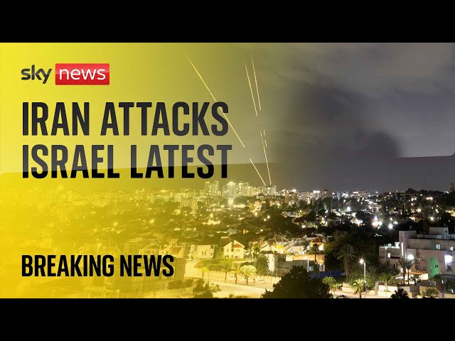 ⁣Watch live: Israel vows to retaliate after Iran fires nearly 200 missiles in 'extensive' a