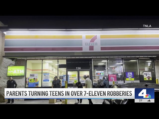 ⁣Parents turn in teens in connection with 7-Eleven robberies