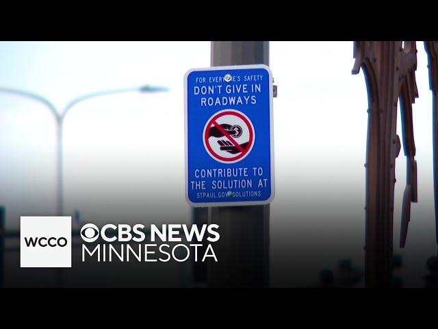 ⁣St. Paul posts signs discouraging panhandling