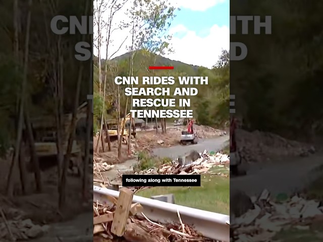 ⁣CNN rides with search and rescue in Tennessee