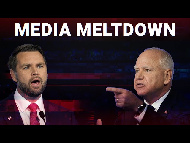 ⁣MSNBC, CNN in meltdown after being forced to admit Walz lost the debate