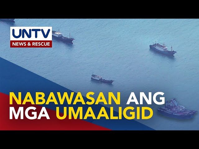 ⁣Bilang ng mga barko ng China sa WPS, bumaba matapos maitala ang all-time 251 noong isang linggo