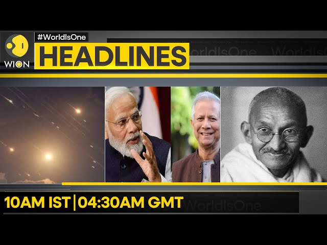 PM Modi Pays Tribute To Mahatma Gandhi | Modi, Yunus May Meet At Bimstec Summit | WION Headlines