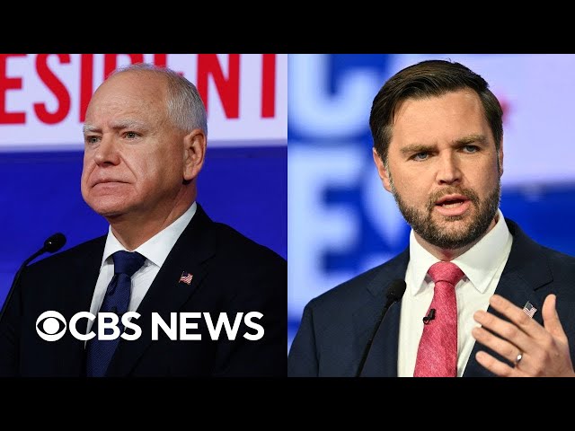 ⁣Tim Walz, JD Vance clarify past comments during VP debate