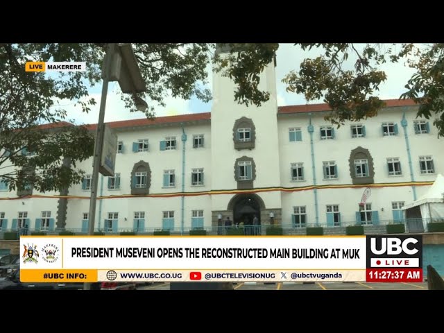 ⁣LIVE: MUSEVENI OPENS THE RECONSTRUCTED MAIN BUILDING AT MUK I OCTOBER 2, 2024