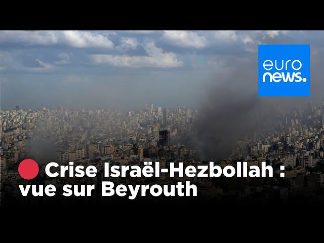 ⁣ EN DIRECT - Tensions Israël-Hezbollah au Liban avec vue sur Beyrouth | euronews 