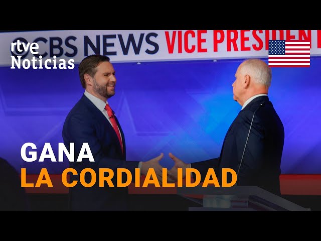 ⁣EE.UU. DEBATE: WALZ Y VANCE evitan CONFRONTACIÓN AGRESIVA frente a la de HARRIS Y TRUMP | RTVE