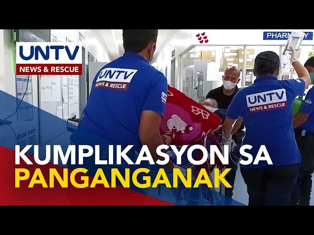 ⁣Babaeng nagkaroon ng komplikasyon sa panganganak sa Butuan, ni-rescue ng UNTV NAR