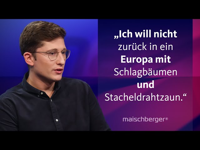 ⁣Philipp Türmer (Jusos) und Wolfgang Bosbach (CDU)  über Migration und AfD-Verbot | maischberger