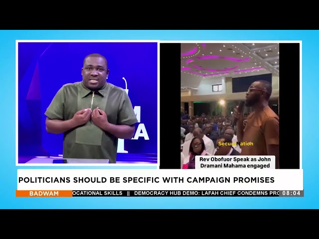 ⁣Asem Yi Di Ka: Politicians should be specific with capaign promises - Badwam on Adom TV (02-10-24)