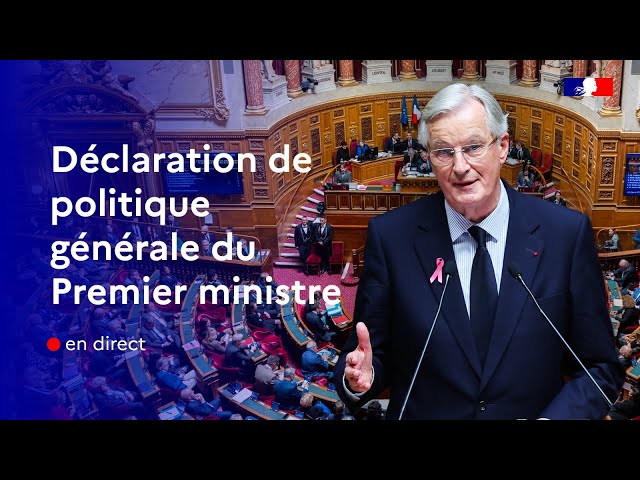 ⁣Déclaration de politique générale du Premier ministre au Sénat