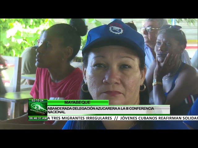 ⁣Cuba: Delegación de Mayabeque a Conferencia Nacional Azucarera