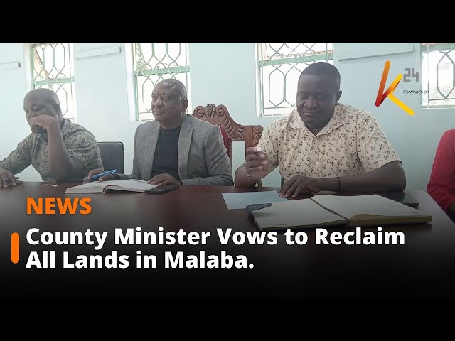 ⁣County Minister Assures Malaba Residents: All County Lands to Be Reclaimed.