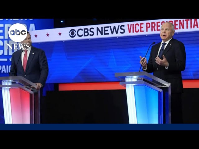 Closer looks at key moments in Vance, Walz debate