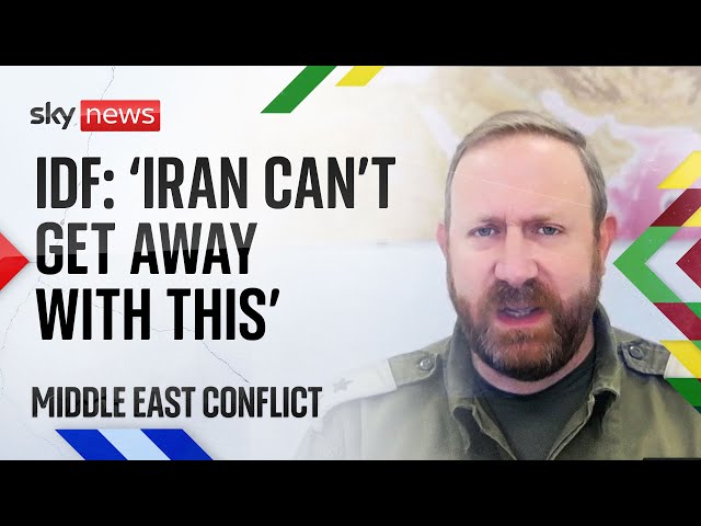 ⁣'Iran cannot get away with what they did' | Middle East conflict