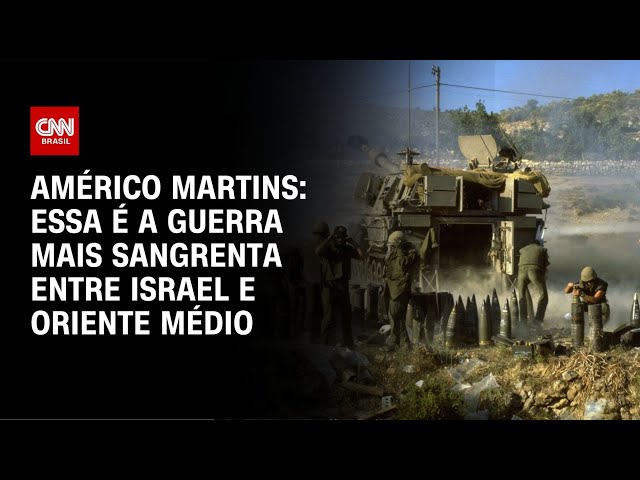 ⁣Américo Martins: Essa é a guerra mais sangrenta entre Israel e Oriente Médio | CNN NOVO DIA