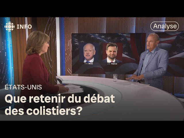 ⁣Qui a gagné le débat entre J.D. Vance et Tim Walz? Analyse d'un expert