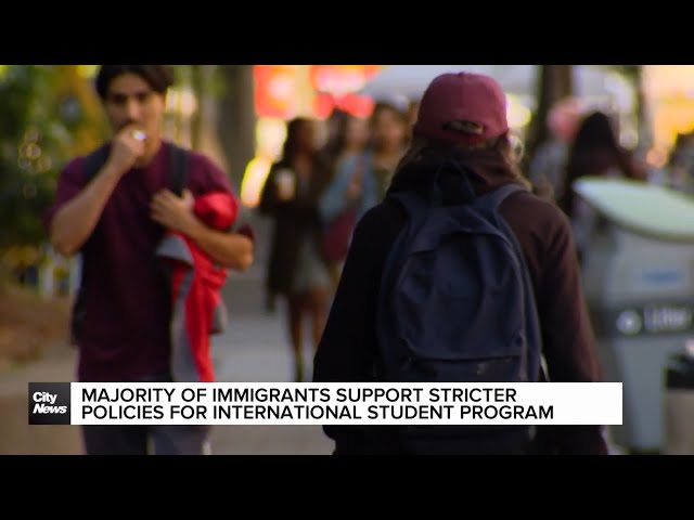 ⁣Majority of immigrants support stricter policies for international student program