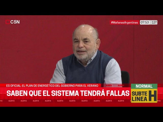 ⁣EL GOBIERNO LANZÓ un PLAN de CONTINGENCIA para MITIGAR los CORTES de LUZ en VERANO