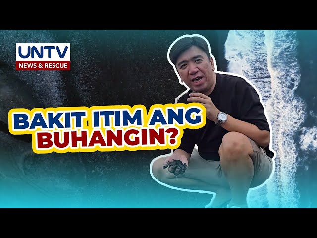 ⁣ALAMIN: Bakit itim ang buhangin sa ilang dalampasigan?