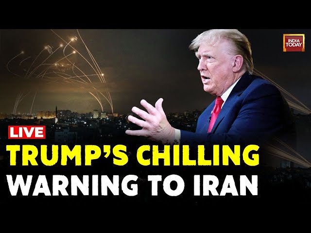 ⁣Israel-Iran War LIVE News: Donald Trump’s Warning to Iran Amid Israel-Iran Conflict | Trump NC Rally