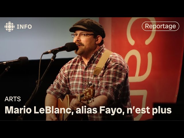 ⁣Le chanteur acadien Fayo est décédé