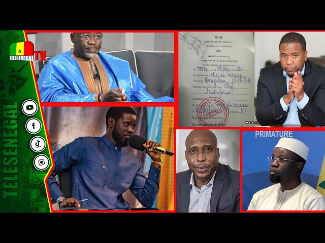 ⁣Cheikh Yerim en garde à vue,Bougane convoqué,la colère de Alioune Tine contre Diomaye et SONKO,Barth