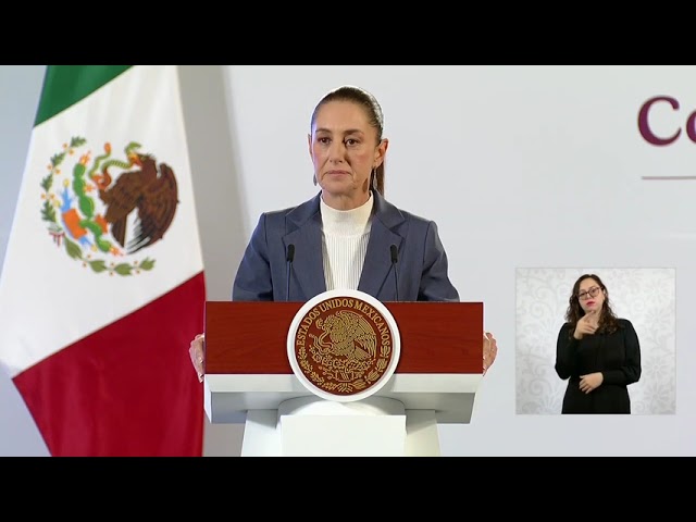 ⁣Primera aparición de Claudia Sheinbaum en la mañanera