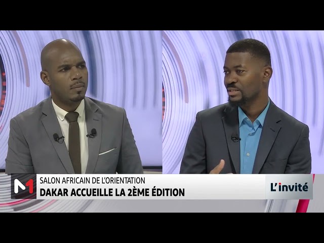 ⁣La 2ème édition du Salon africain de l´orientation avec Cyrus de Laurian Mabounda