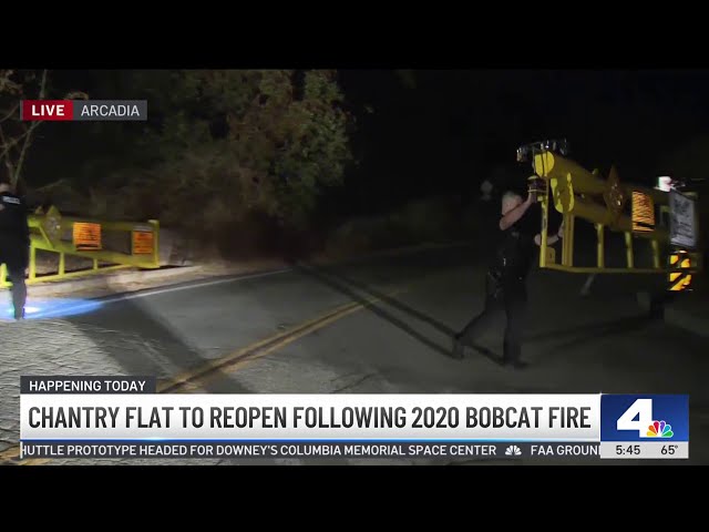 ⁣Chantry Flat to reopen following 2020 Bobcat Fire