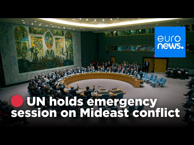 ⁣ LIVE - UN Security Council emergency meeting on Middle East crisis | euronews 