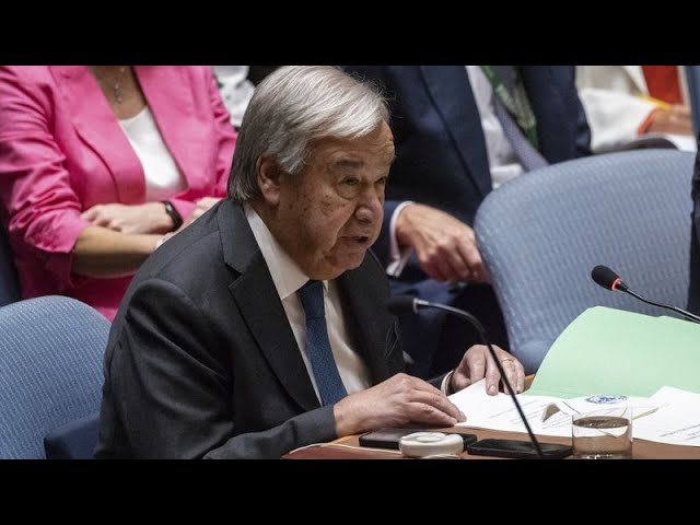 ⁣Israel declara persona 'non grata' a António Guterres, secretario general de la ONU