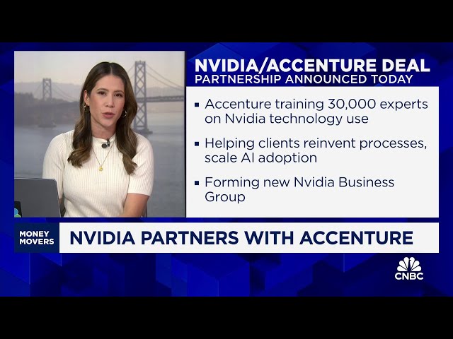 Nvidia partners with Accenture to encourage adoption of AI