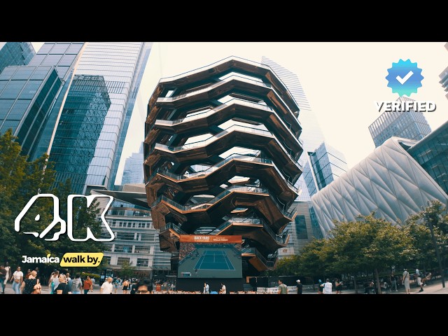 ⁣✔️JAMAICA WALK BY | EXTRA TERRESTRIAL? NYC High Line, Hudson River, The Vessel Full Walking Movie 4K