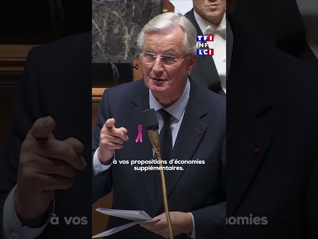 ⁣Michel Barnier a répondu avec mordant et ironie aux présidents de groupes à l'Assemblée