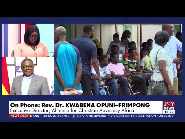 ⁣Dr. Opuni-Frimpong urges that we must respect the Constitutional Instrument while making demands.