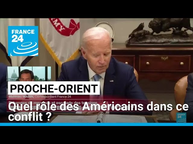 ⁣Proche-Orient : quel va être le rôle des Américains dans ce conflit ? • FRANCE 24