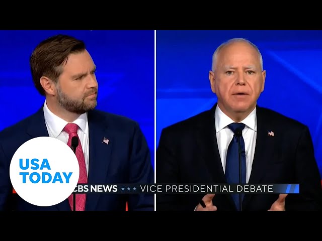 ⁣Vice presidential candidates respond to Iran missile launch during the VP debate | USA TODAY