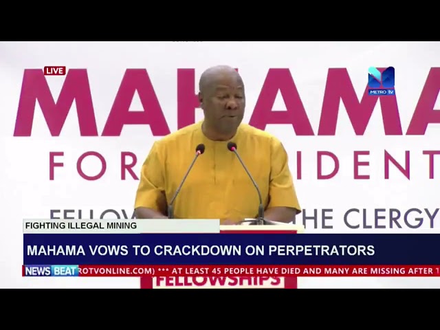 ⁣Mahama Vows to Crackdown on Perpetrators