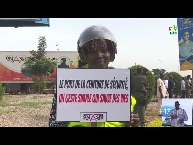 ⁣Sécurité routière :  l’ONASER  sensibilise les populations sur port du casque.