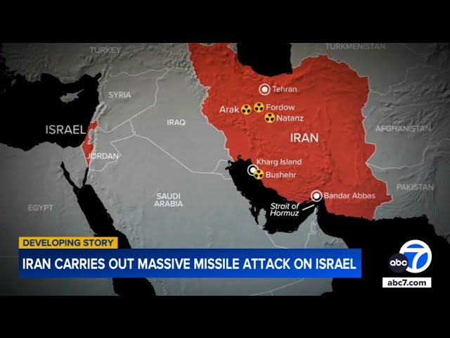 Israel vows ferocious retaliation after missile attack by Iran