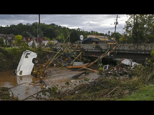 Biden heads to Carolinas to survey damage from Helene