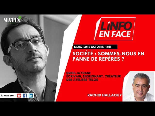 ⁣L'Info en Face avec Driss Jaydane